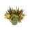 Hydrangea Fall Arrangement With Sunflowers And Wheat