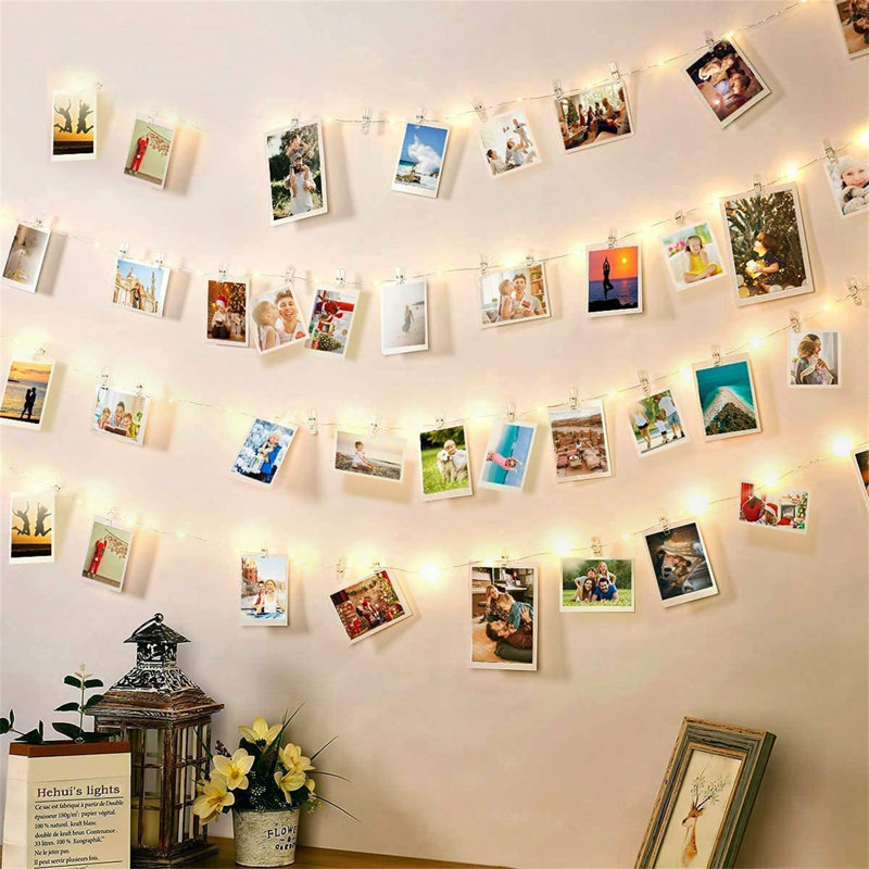 Indoor 50 - Bulb 197'' Battery Powered LED Fairy String Light