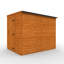 TigerFlex® Modular Buildings Solid Wood Shiplap Pent Garden Shed