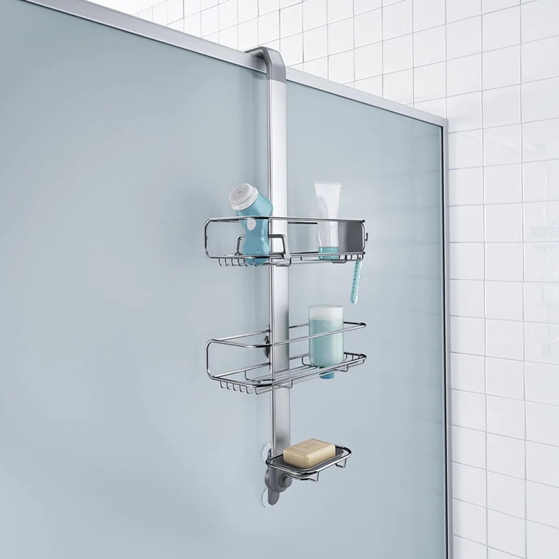 Hauser Wall Mounted Required Stainless Steel Shower Caddy
