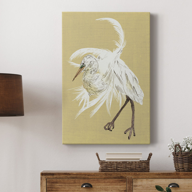 " Heron Plumage VI ", 60'' H x 40'' W x 1'' D