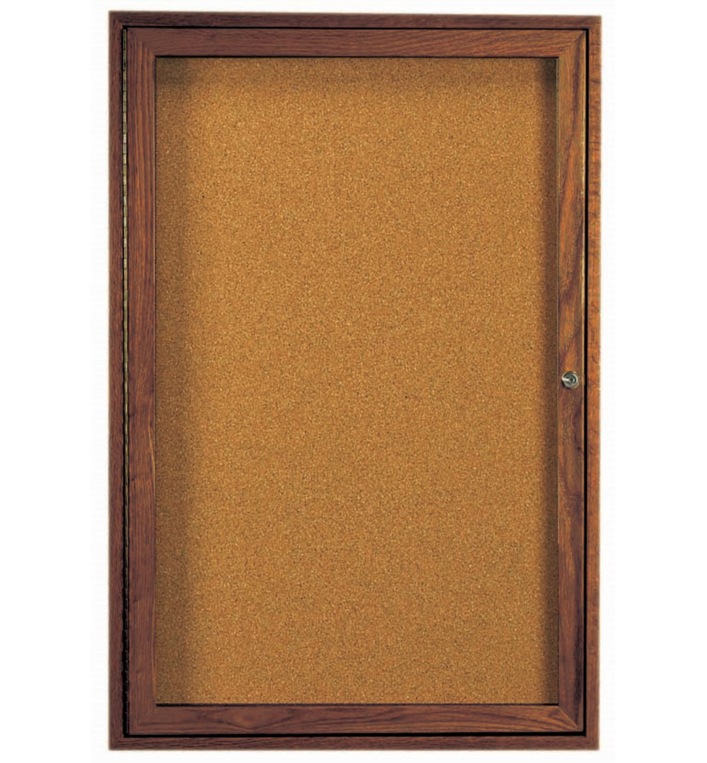 Wall Cork Bulletin Board AARCO Frame 