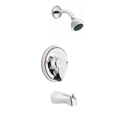 Commercial Posi-Temp Tub and Shower Faucet Trim with Lever Handle