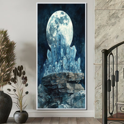 Impression sur toile de cristaux et de cristaux de la ville de Munman