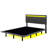Innovative Modern LED-Lit Upholstered Floating Bed Frame-617562272-617562273