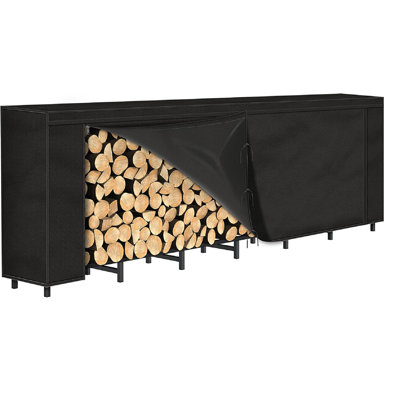 Armand 96'' W Metal Log Rack