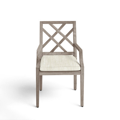 Haley Patio Dining Armchair with Cushions