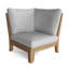 Teak Patio Sectional with Sunbrella® Cushions