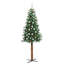 Slim Christmas Tree PVC and Solid Pine wood-306120862-306120854
