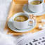 Argon Tableware - Classic White Stacking Teacup & Saucer Set - 200ml - White-116946114