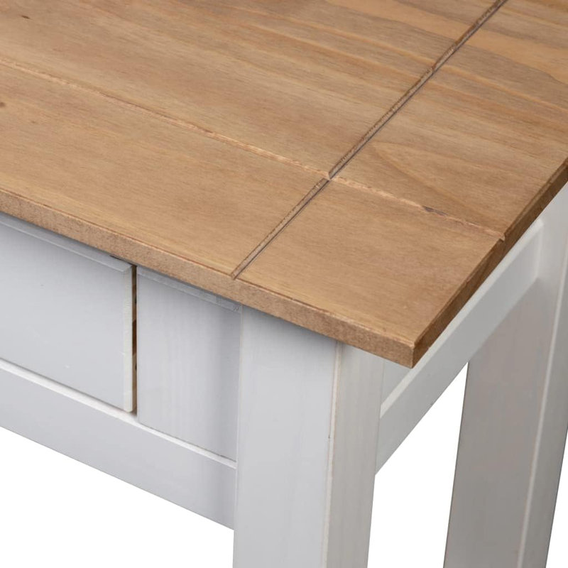 Kessel 110cm Solid Wood Console Table, White