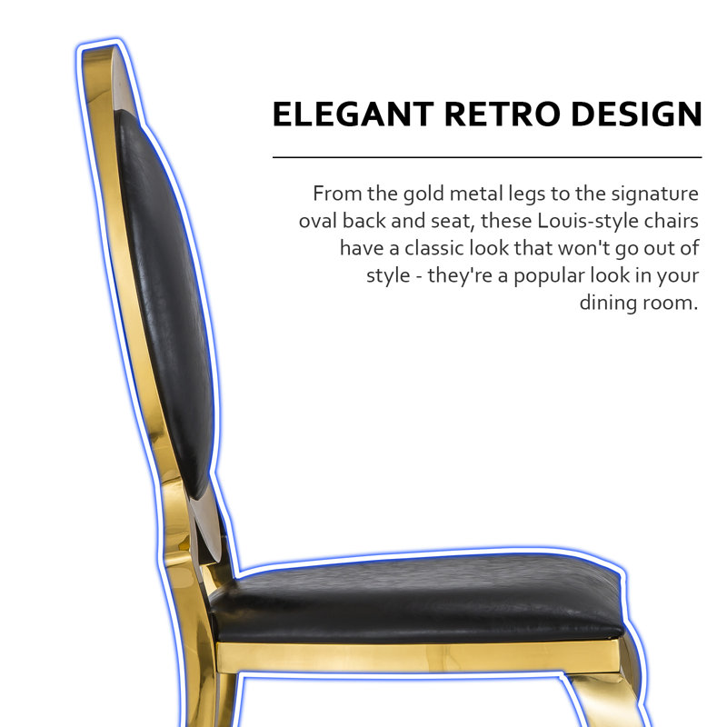 Ismah 18.9'' H Leather Upholstered Side Chair