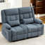 Causeuse inclinable avec porte-gobelets et poche latérale pour le salon-1344877591