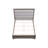 Brown, Burlap, Queen Bed, Led - Illuminated, Horizontal Tufting Headboard, Modern Bedroom Furniture, No Box Spring Style, Design, Lights, Spring,