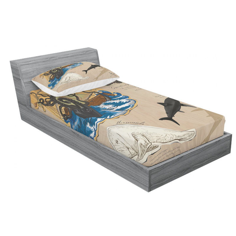 Microfiber Sheet Set, Twin XL Sheet Set with Fitted Sheet
