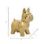 Figurine de statue de chien en céramique pour décoration intérieure - objet de sculpture décoratif pour tablette, table d'appoint ou décoration de salon - 8 po-2011077930