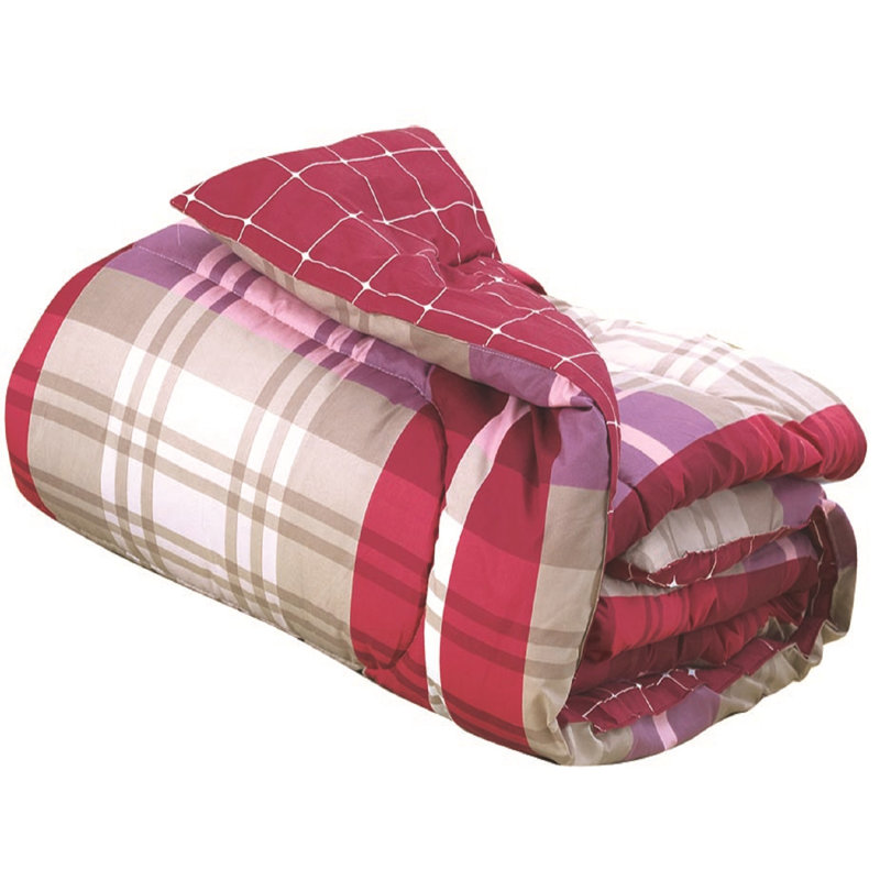 Box Stitch Plaid Comforter, Full Comforter + 7 Additional Pieces