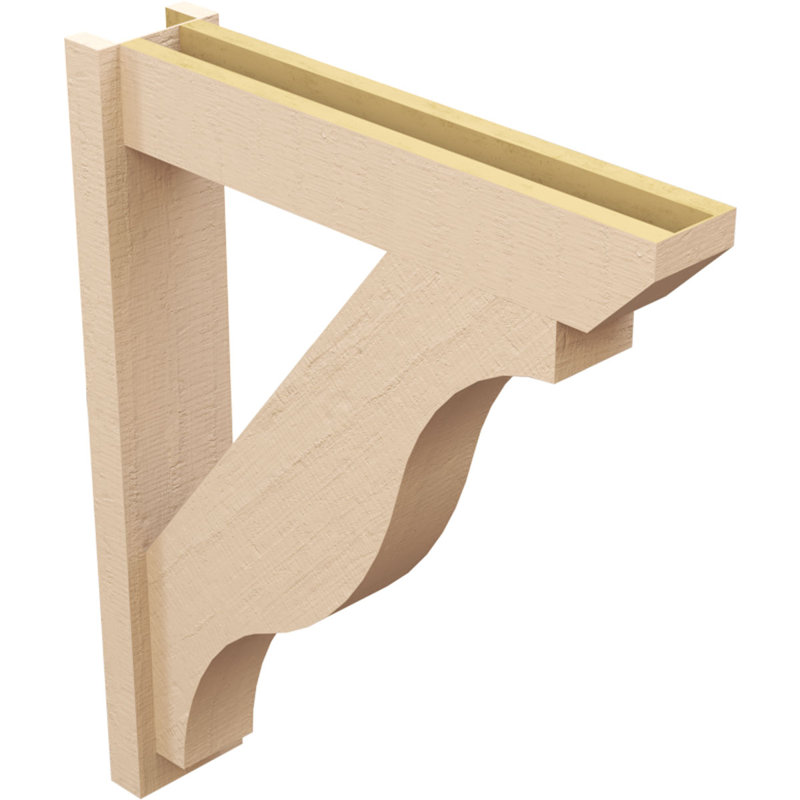 Bois de cèdre brut Funston Slat, H 34 po x l 6 po x P 28 po