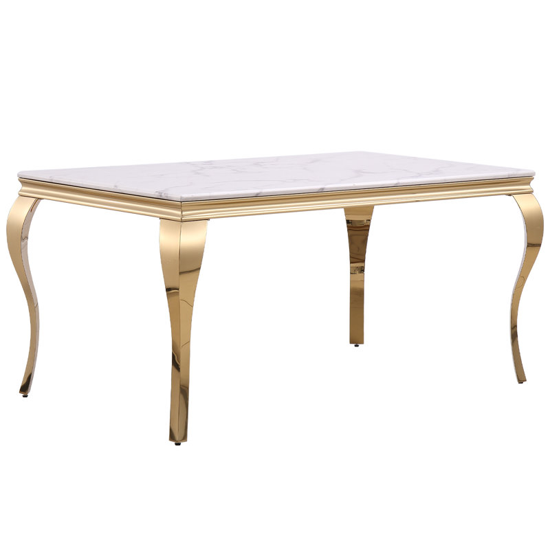 Table de salle à manger rectangulaire Kameko L 62,9 po x l 35,4 po