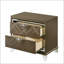 Table de chevet avec 2 tiroirs Modern Glam