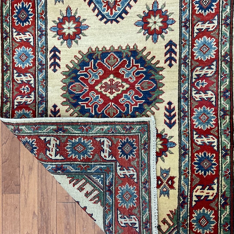  Tapis en laine fait à la main Kazak