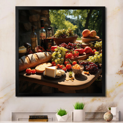 Gourmet Cheese Boards II - Wine & Champagne Wall Art
