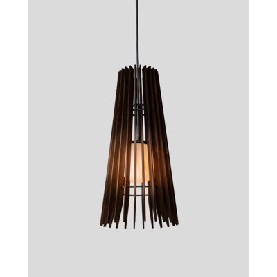 Luminaire suspendu conique simple à 1 lumière Lex E12