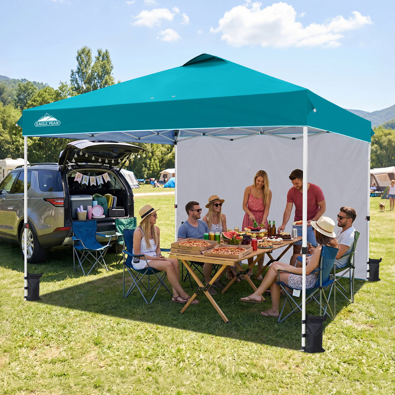 Pavillon de jardin en acier, Turquoise