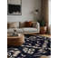 Tapis gris lavable à la machine-859648334
