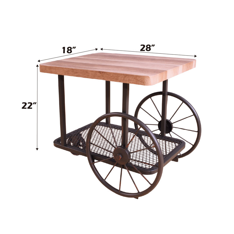 Table de bout rectangulaire Vintage Oak