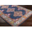 Arteaga Power Loom Blue/Orange/Burgundy Rug-1755699328