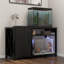Support d'aquarium avec prises de courant, armoire pour rangement d'accessoires pour aquarium