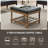 Gladis Faux Leather Coffee Table with Storage-114801155