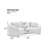 Modern Sofa Minimalist Curved Sofa, 3 Seater, Chenille Velvet Fabric Upholstered Sofa, Tight Curved Back Velvet Cloud Couch-106026942