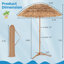 Parasol de plage 6,5 pi Tiki