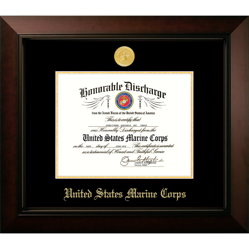 Marine Discharge Legacy Picture Frame, Gold