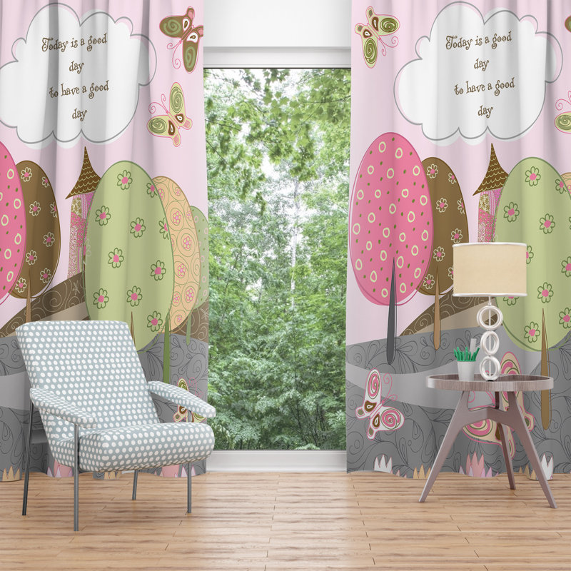 Aholla Room Darkening Curtain Pair, 20" W x 82" L