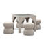 Table de jeu Tomlin Beige