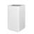 Kute Nest Elio Zen Column Fiberstone Planter - Santorini White - H25"-888501629-888501628