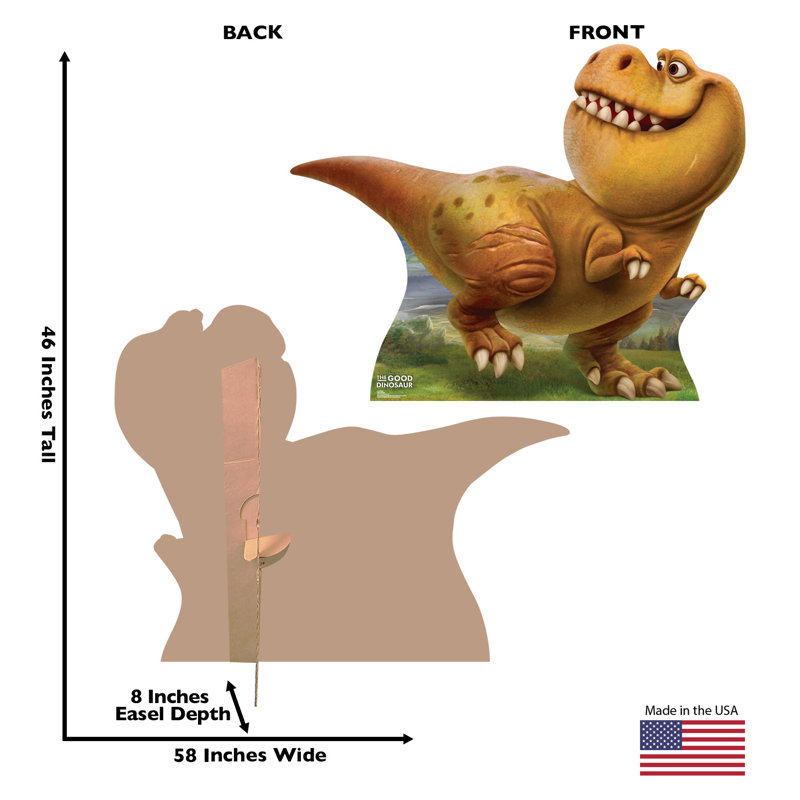 Découpé en carton à la taille de vie de la bonne dinosaure nash