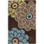 Tapis performance à motif floral touffeté à la main Modern Art-29589427