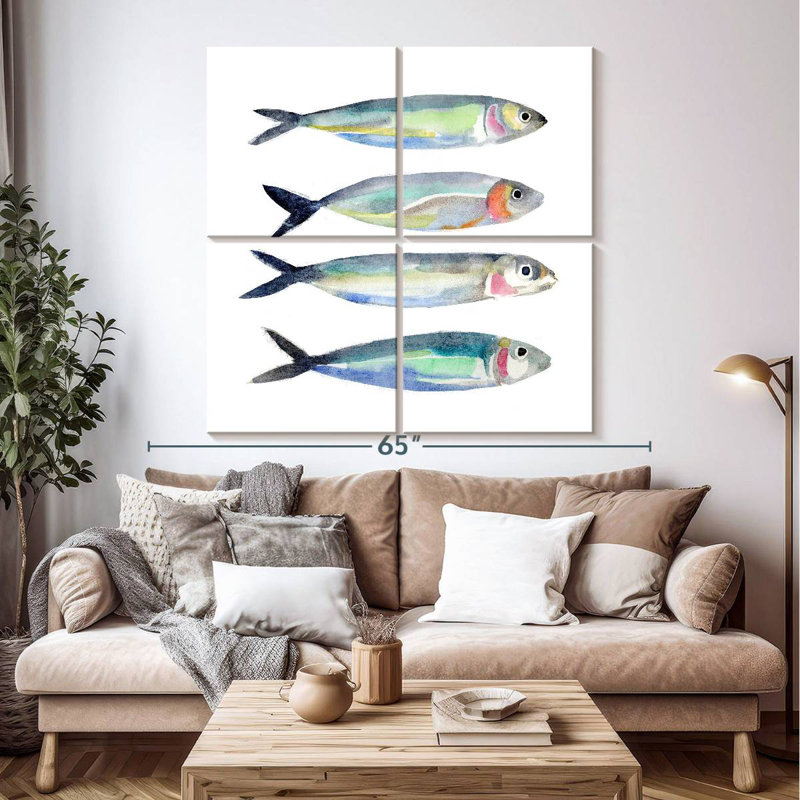 Brampt Sardine Team I, 50" H x 50" W