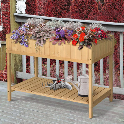 Aalieyah Wood Planter Box