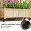 Wood Raised Garden Bed