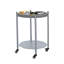 Table basse ronde avec roulettes