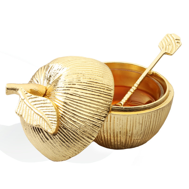Pot de rangement miel, Or