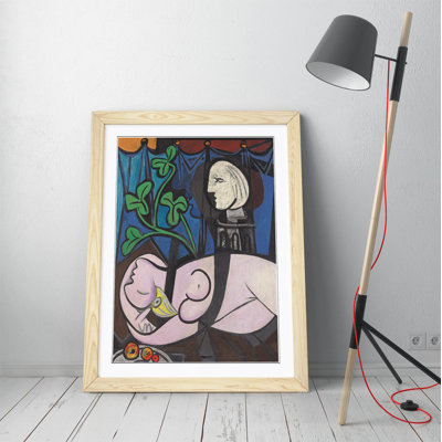 Nude Green Leaves And Bust by Pablo Picasso - Single Picture Frame Painting on Canvas