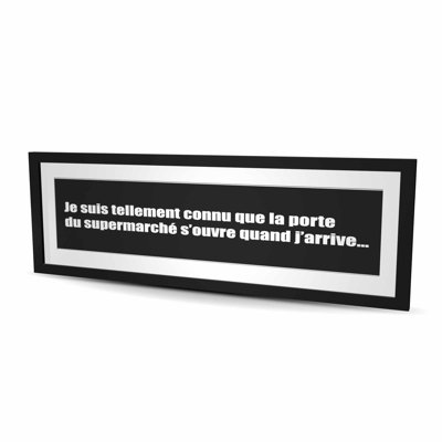 Popular at the grocery store - Black & White Framed Print
