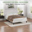 Shasta Upholstered Beds, Modern Platform Bed Frame with Adjustable Headboard, Wooden Slats Support, No Box Spring Needed-110886747-125185140
