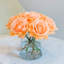 Real Touch Rose Arrangement In Glass Vase-2050133283